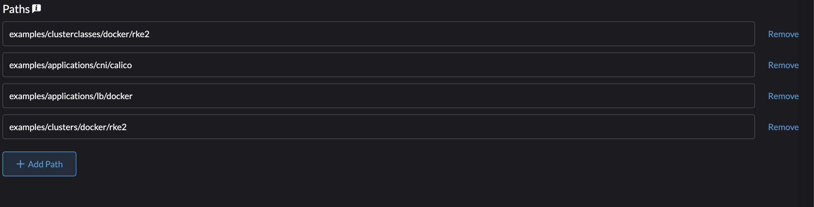 Fleet-Pfade-Konfiguration