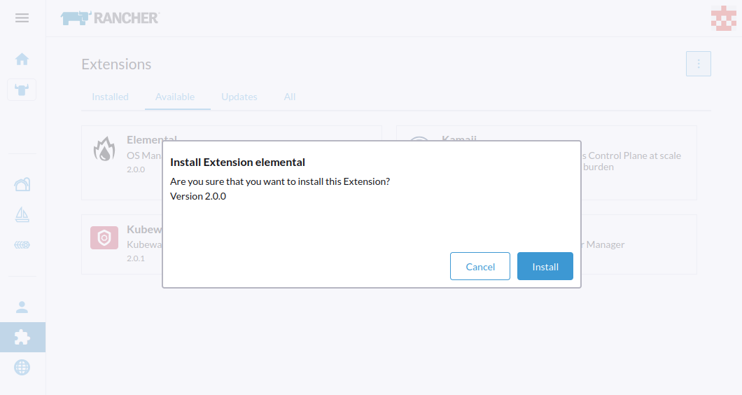 SUSE® Rancher Prime: OS Manager plugin install