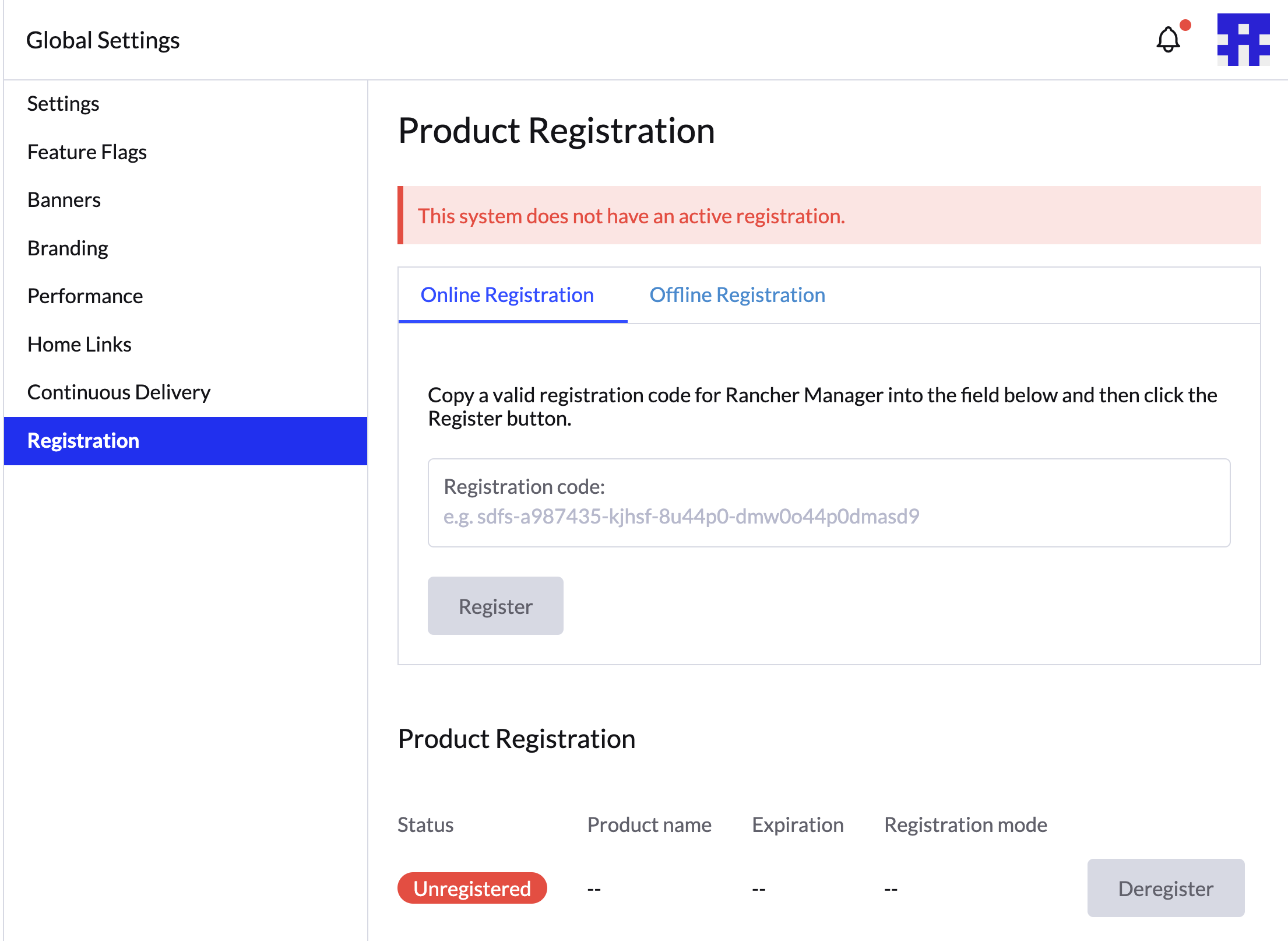 Register with SCC using online method