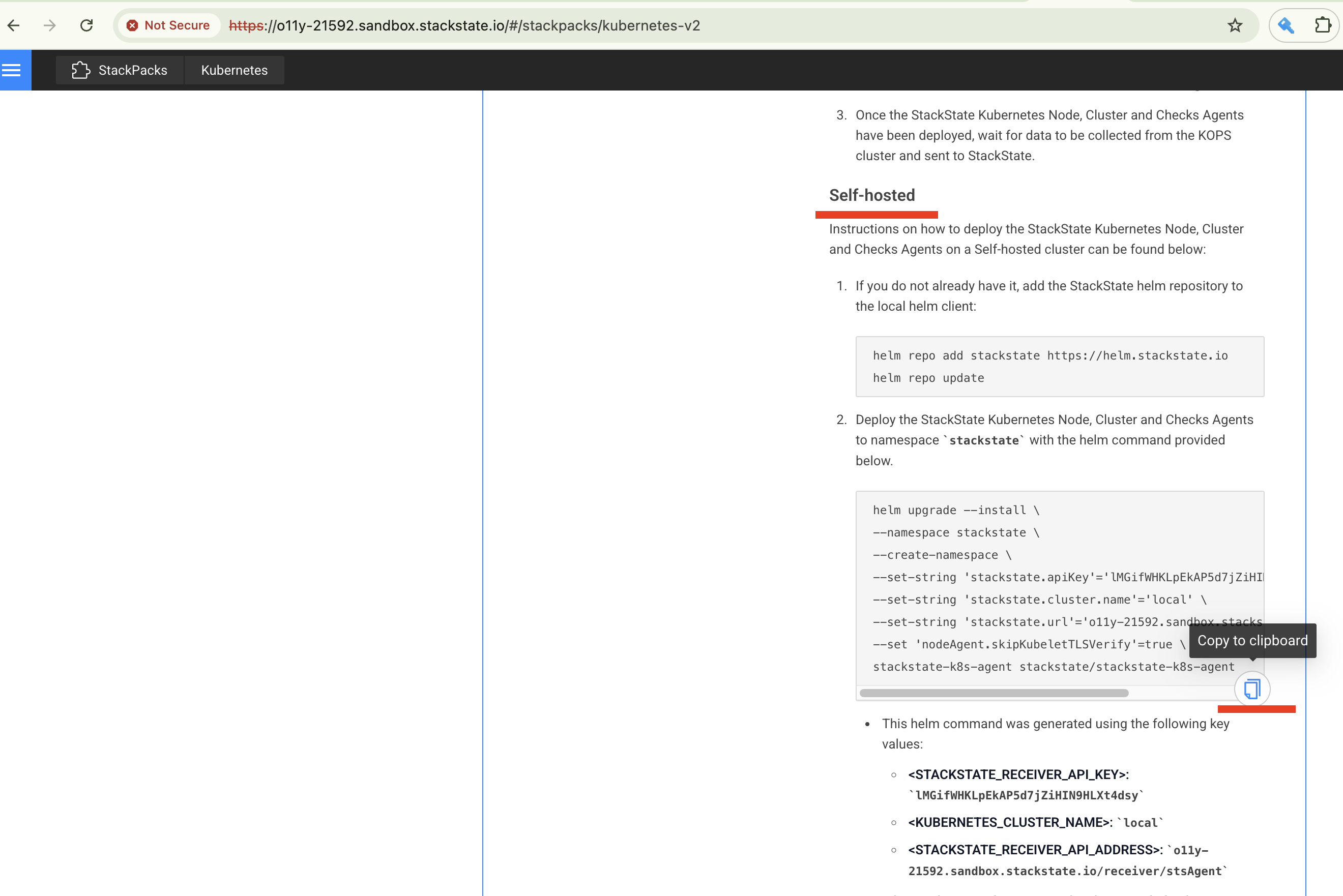 Helm-Installationsbefehl abrufen