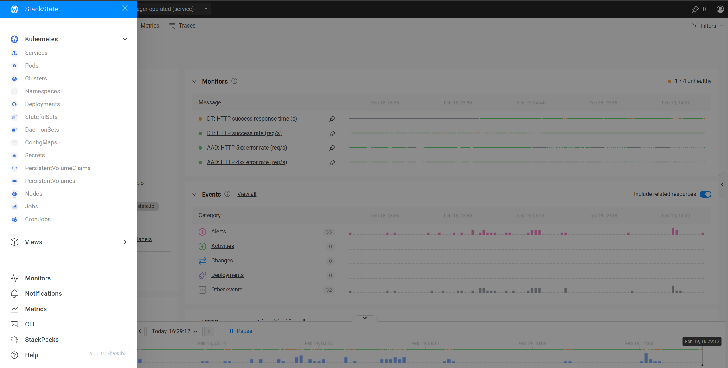 Kubernetes Paradigms Menu