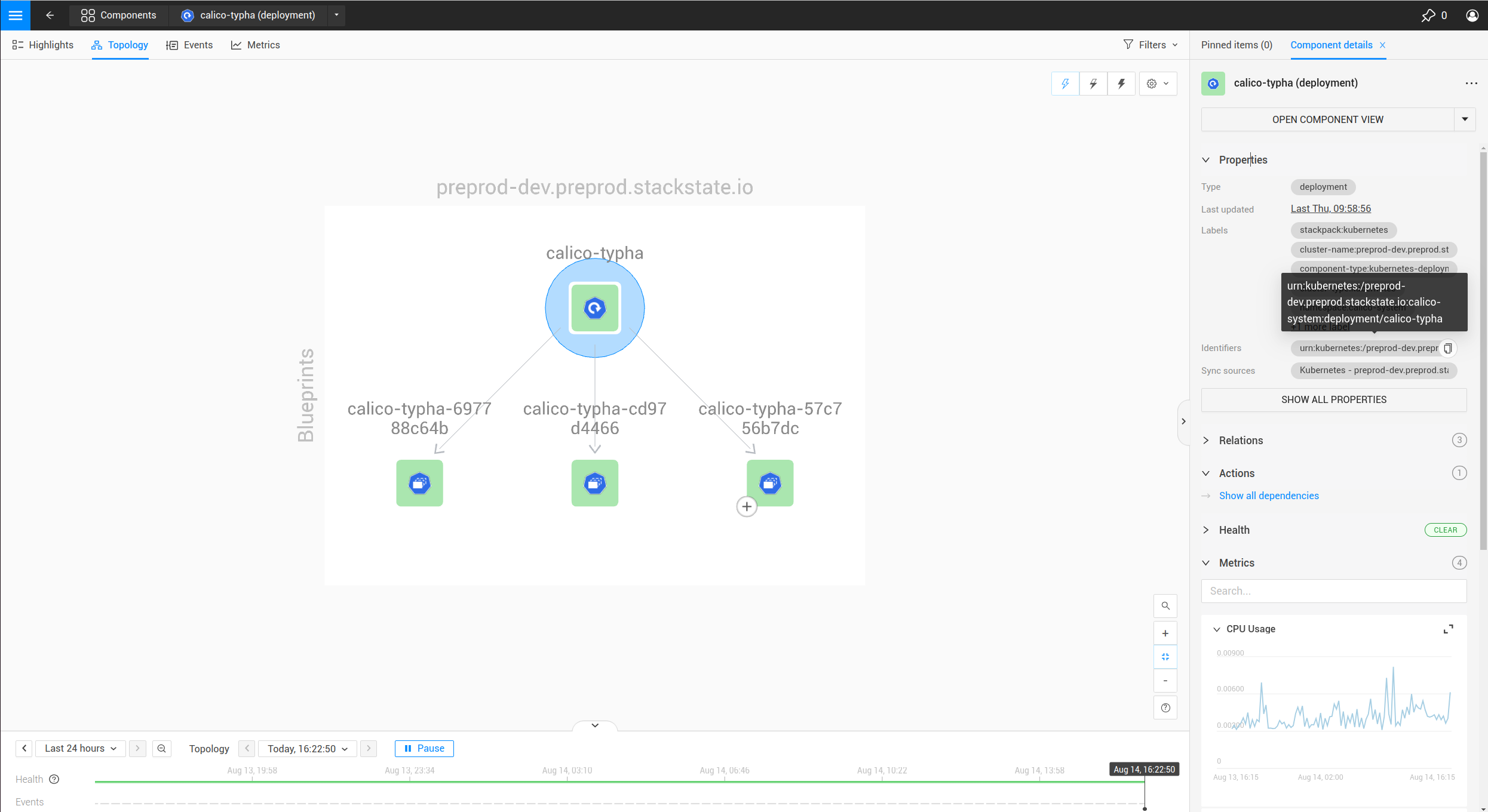 Encontrar un identificador de componente