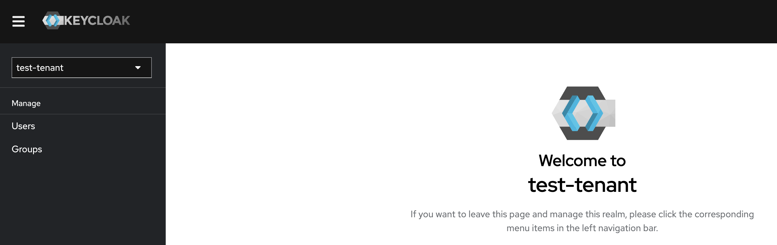 Keycloak 管理控制台