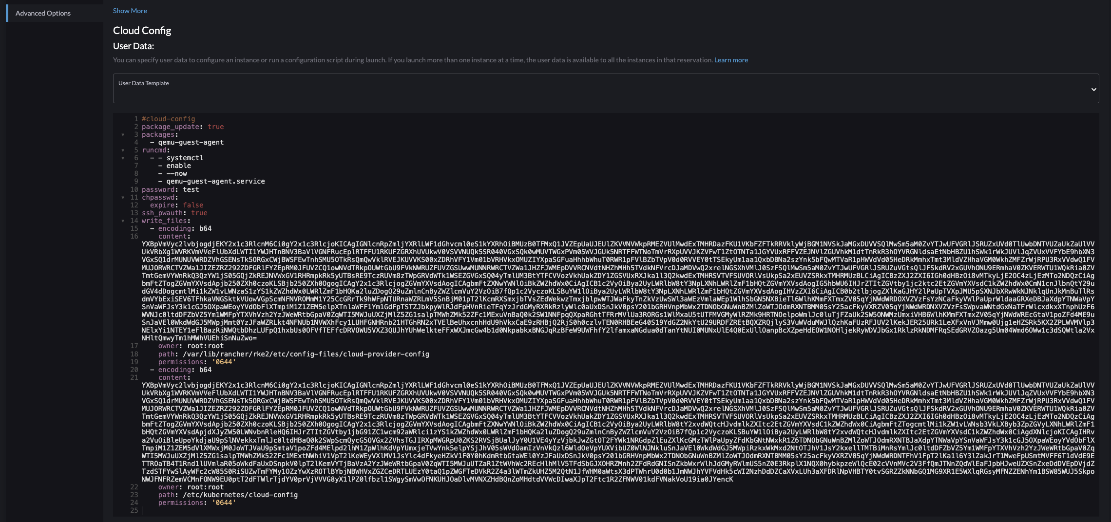 VM mit cloud-config