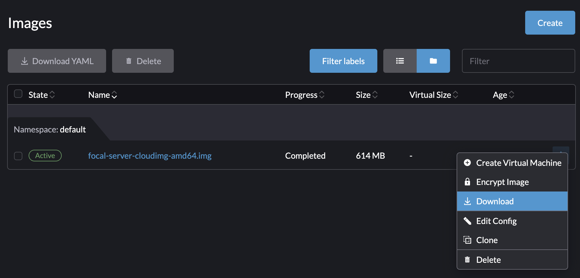 download vm image