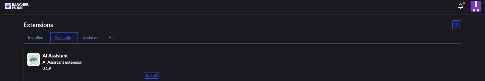 Configure the available repository.